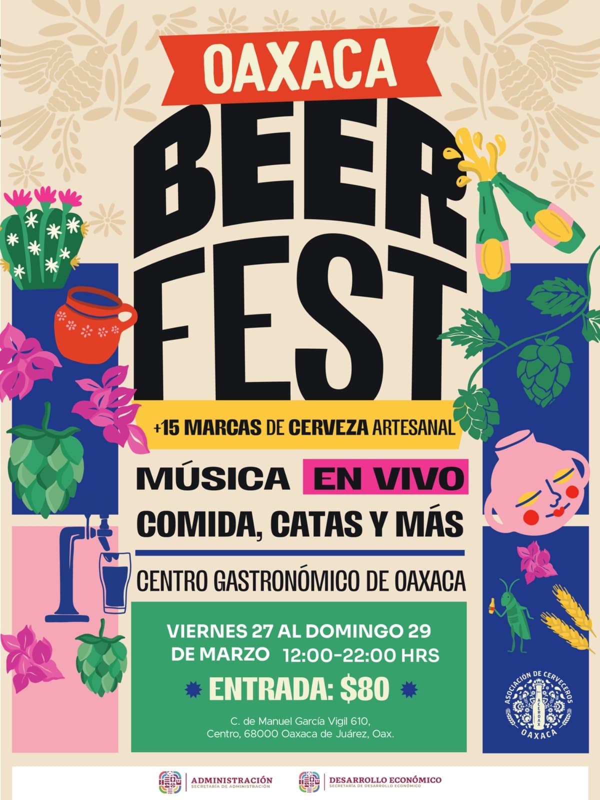 Flyer de Beerfest Oaxaca