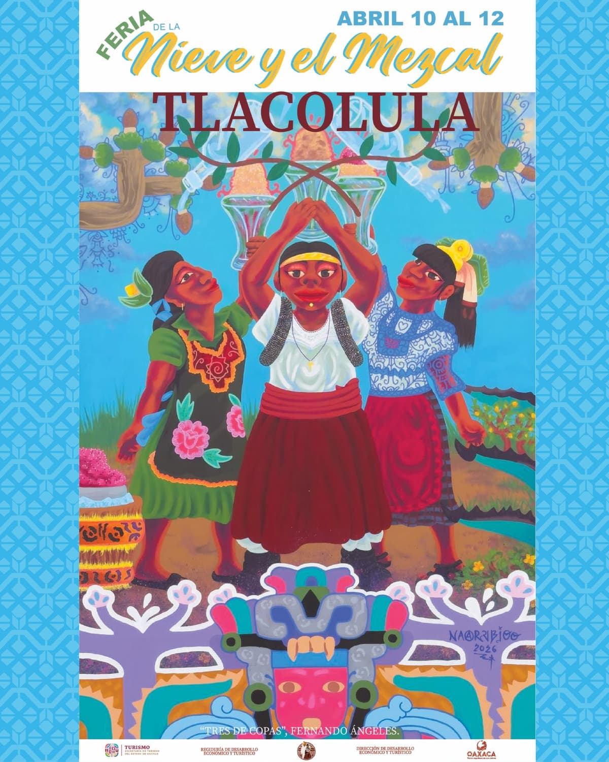 Flyer de la Feria de la Nieve y el Mezcal 2026